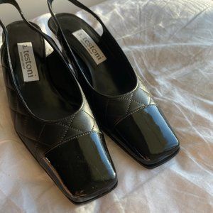 A. TESTONI slingback heels